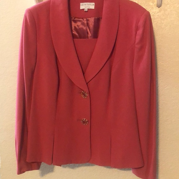 Lily And Taylor Skirt Suit 5131-Pink main image 0